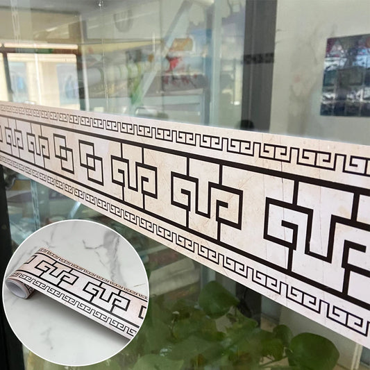 240cm Length Skirting Corner Wall Sticker Bathroom Office Glass Waist Line Home Decor Waterproof Floor Waveguide Art Wallpaper