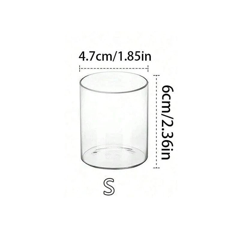 Glass Cylinder Vases Florals Container Flower Vase