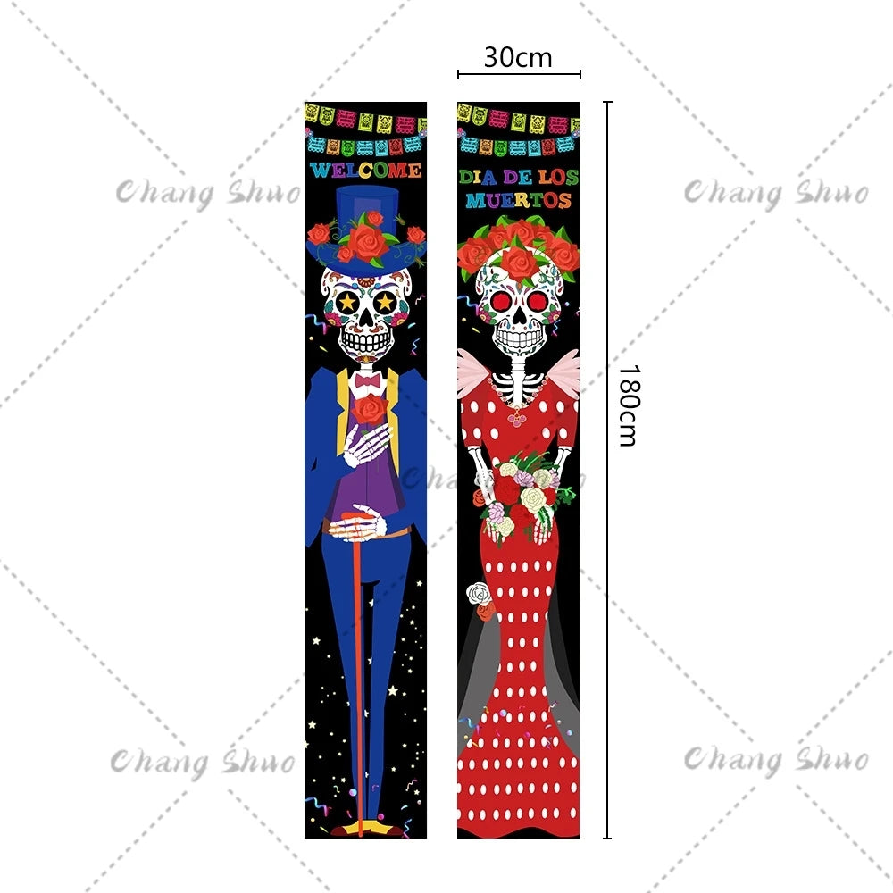1 Pair Day Of The Dead Decoration Halloween