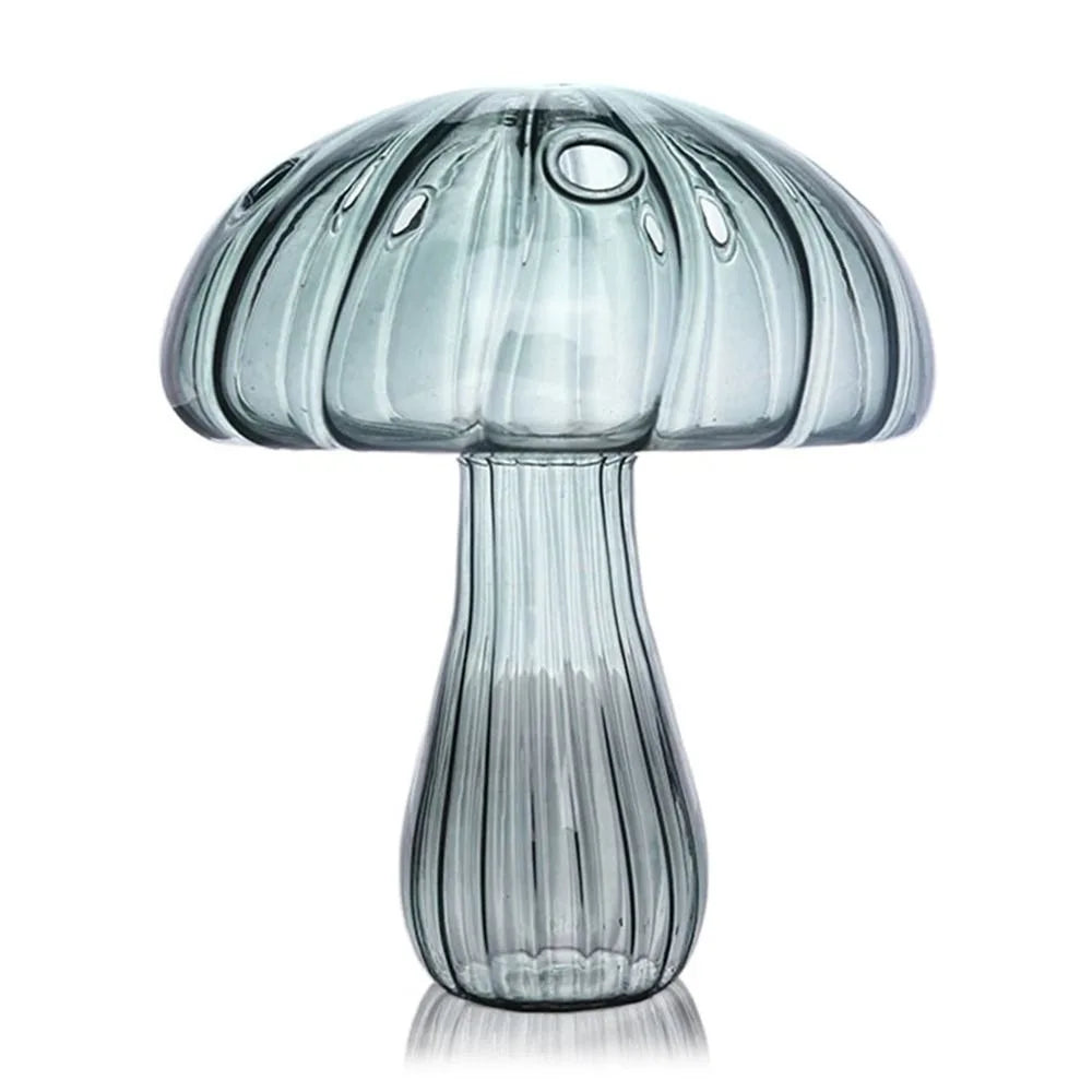 Transparent Mushroom Shaped Vase Simple Hydroponic Flower
