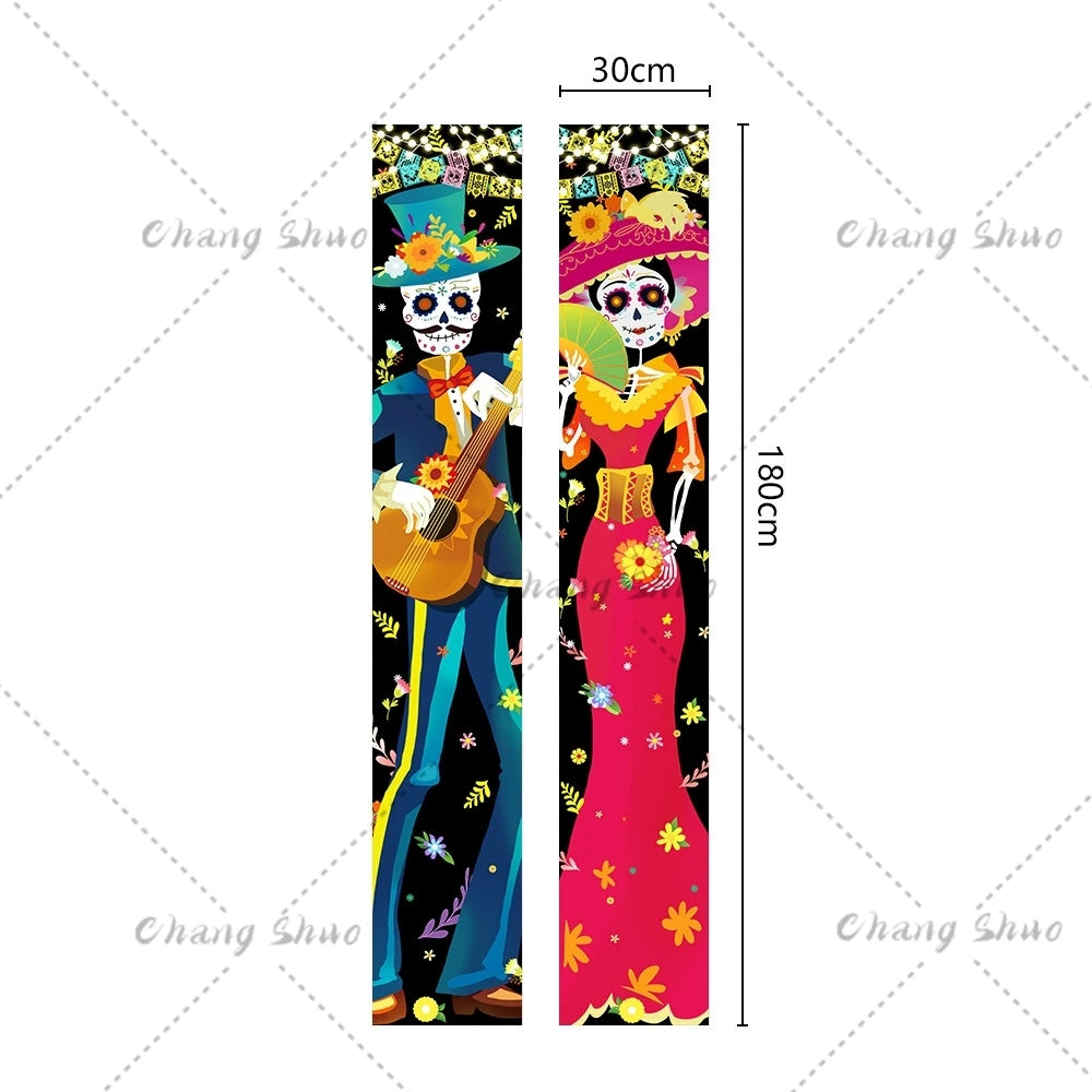 1 Pair Day Of The Dead Decoration Halloween