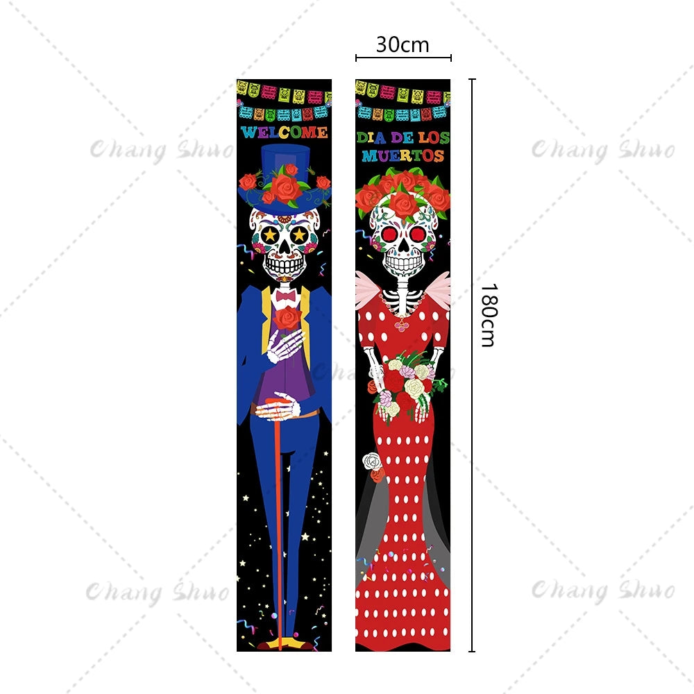 1 Pair Day Of The Dead Decoration Halloween