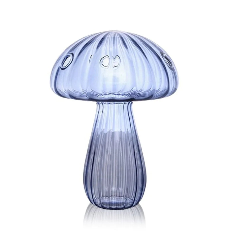 Transparent Mushroom Shaped Vase Simple Hydroponic Flower