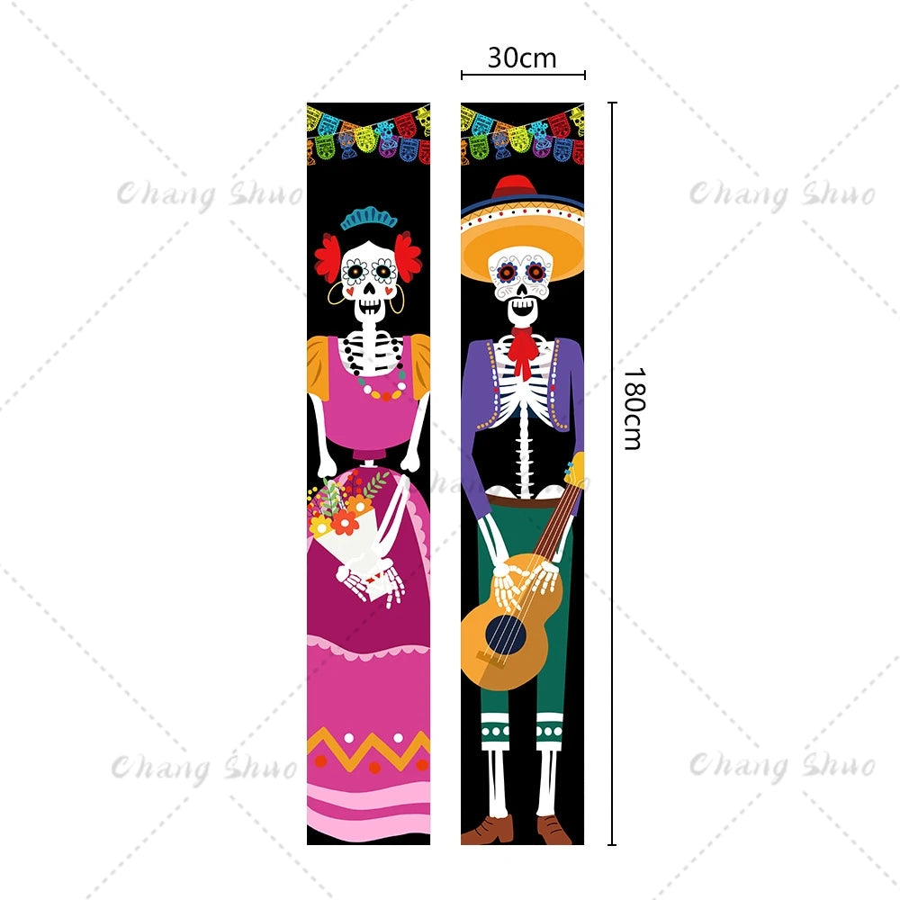 1 Pair Day Of The Dead Decoration Halloween
