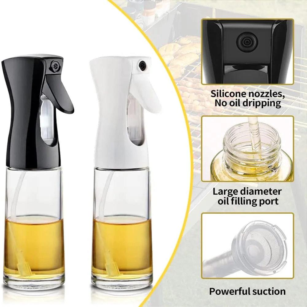 Oil Spray for Cooking - Olive Oil Dispenser Bottle