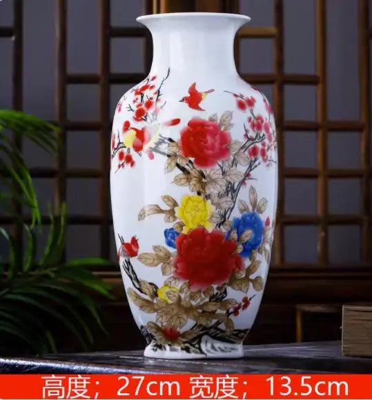 Jingdezhen Ceramic Vase Vintage Chinese Traditional Vases