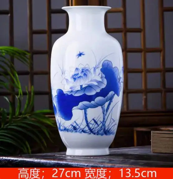 Jingdezhen Ceramic Vase Vintage Chinese Traditional Vases