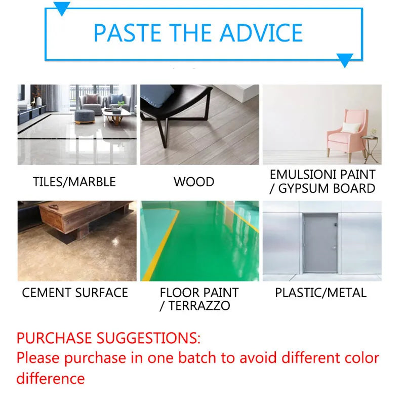 10/pcs PVC Imitation Marble Wall Self-adhesive Waterproof