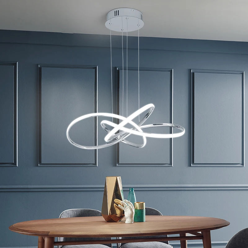 Modern Chandelier Lighting Dimmable For Dining Room