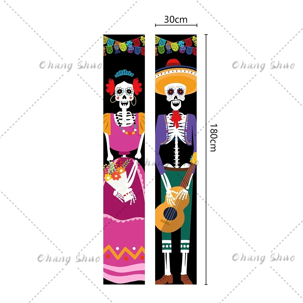 1 Pair Day Of The Dead Decoration Halloween