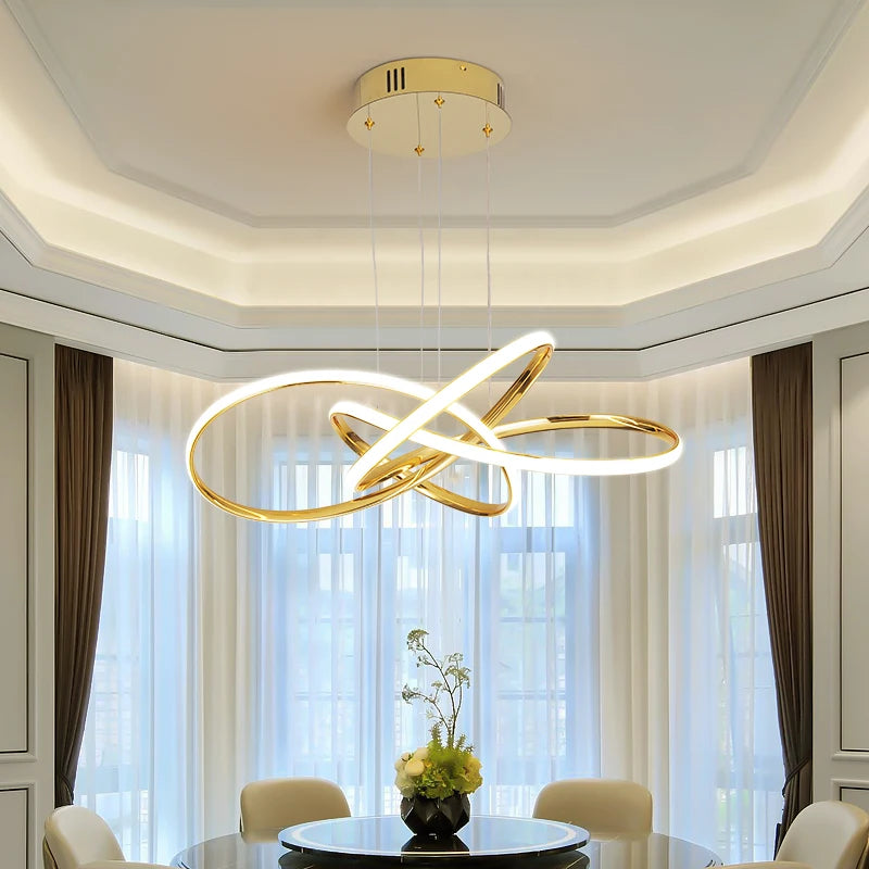 Modern Chandelier Lighting Dimmable For Dining Room