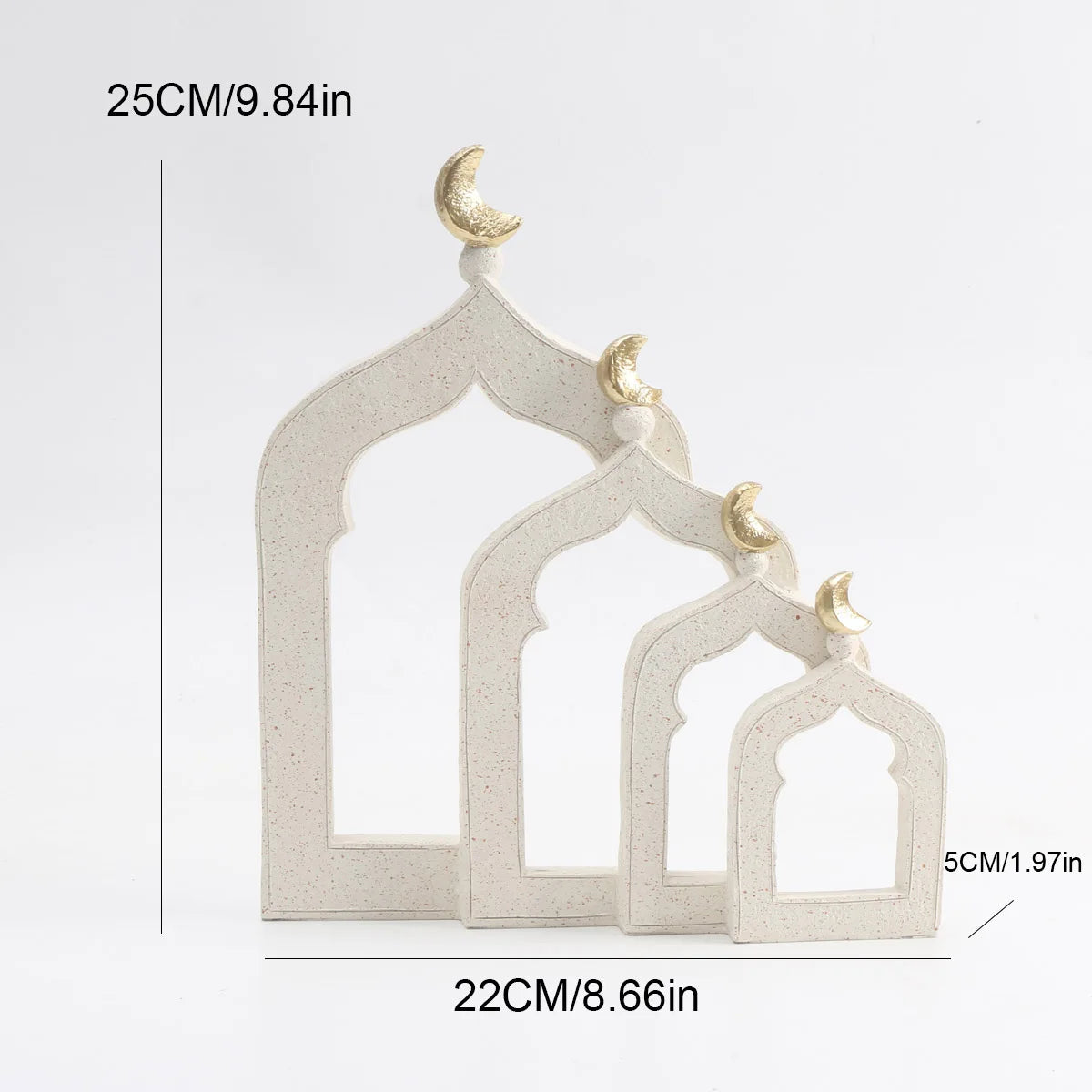 1 PC Ramadan Muslim Kaaba Dome Mosque Islamic Ornament