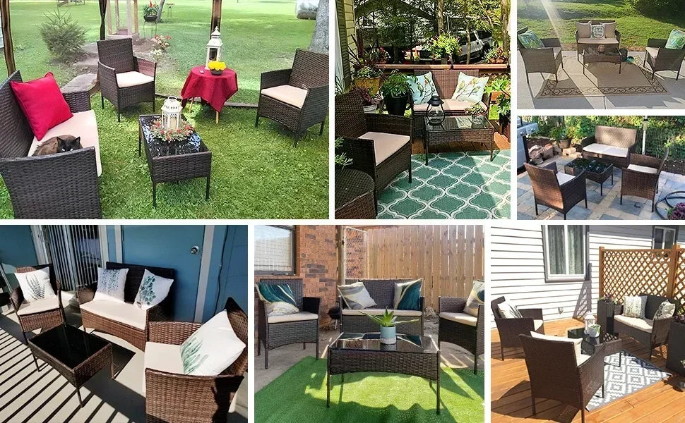 Outdoor Indoor Backyard Porch Garden Poolside Balcony Sets