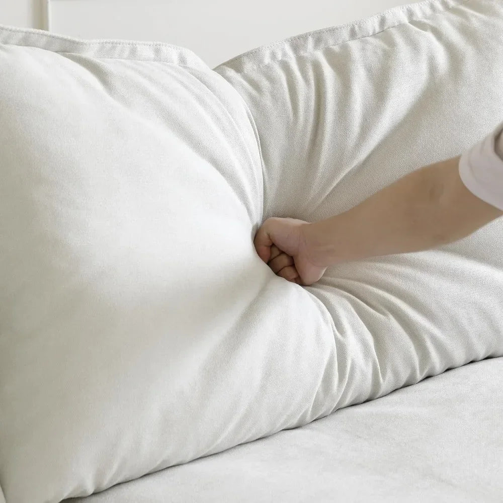 U-Shaped Sectional Couches, Deep 6-Seats  Convertible  Sofa