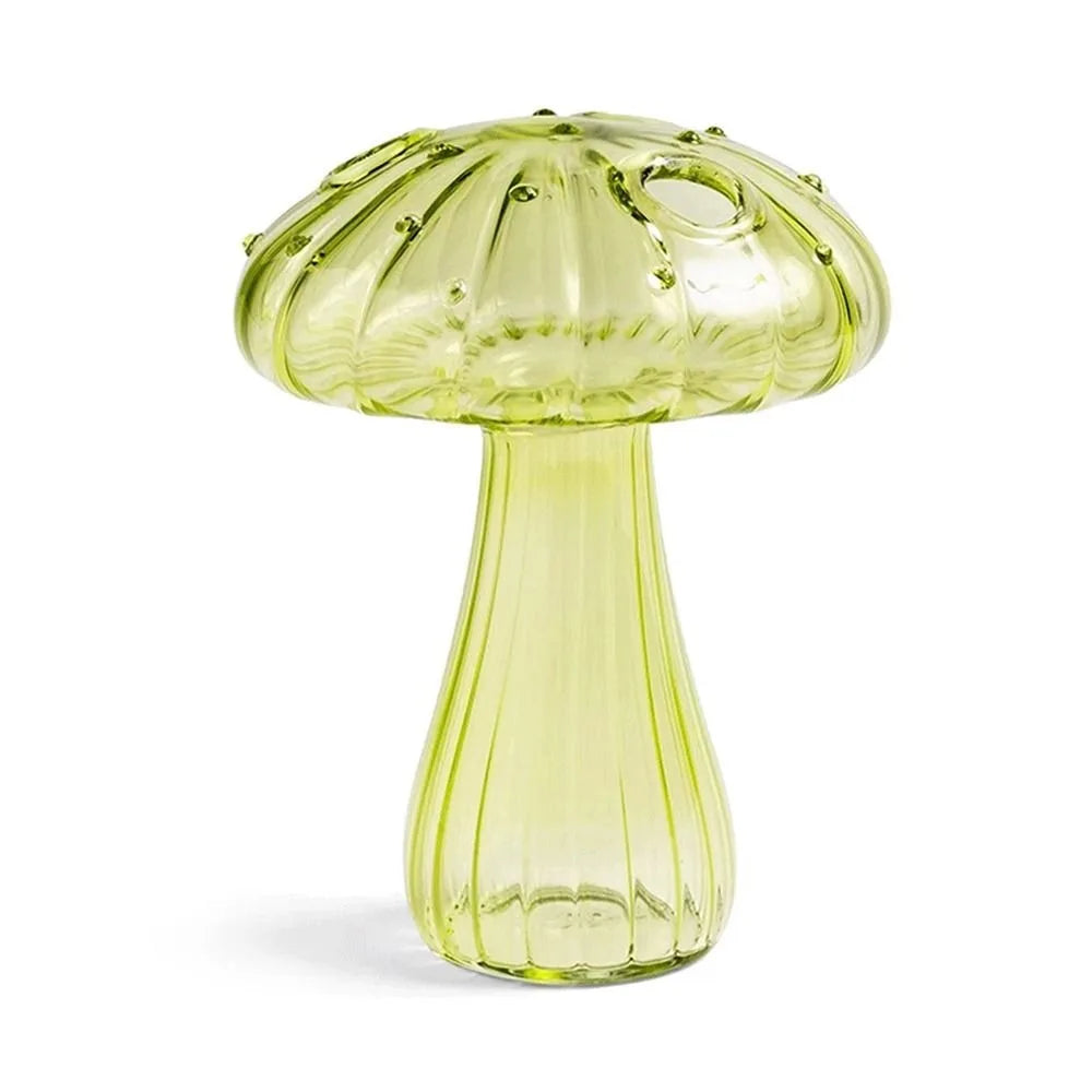 Transparent Mushroom Shaped Vase Simple Hydroponic Flower