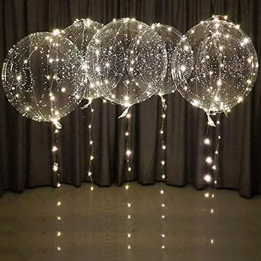 3set Transparent Led Balloons Light Up Balloons