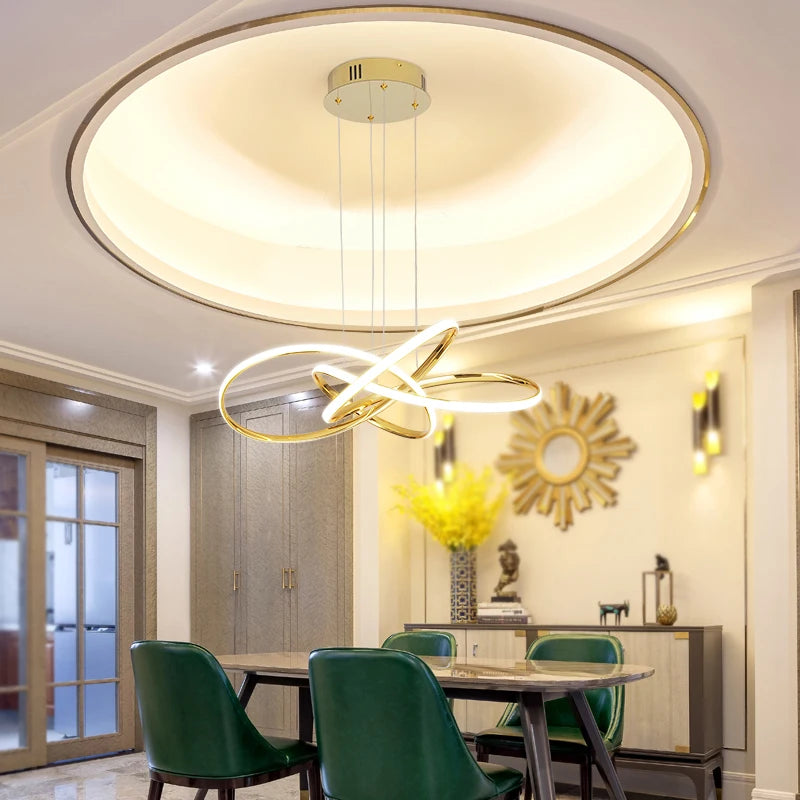 Modern Chandelier Lighting Dimmable For Dining Room