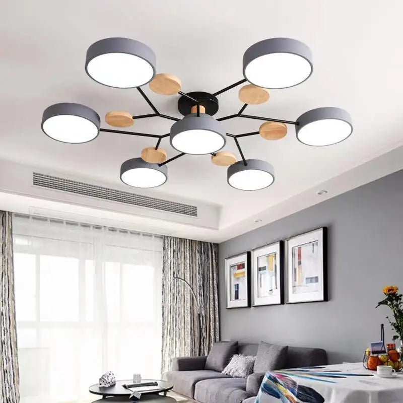 Living Room Household Macaron Nordic simplicity Ceiling Light