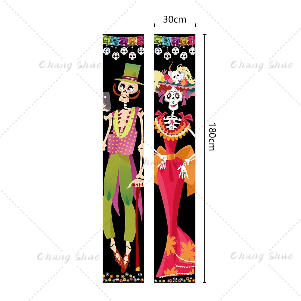 1 Pair Day Of The Dead Decoration Halloween