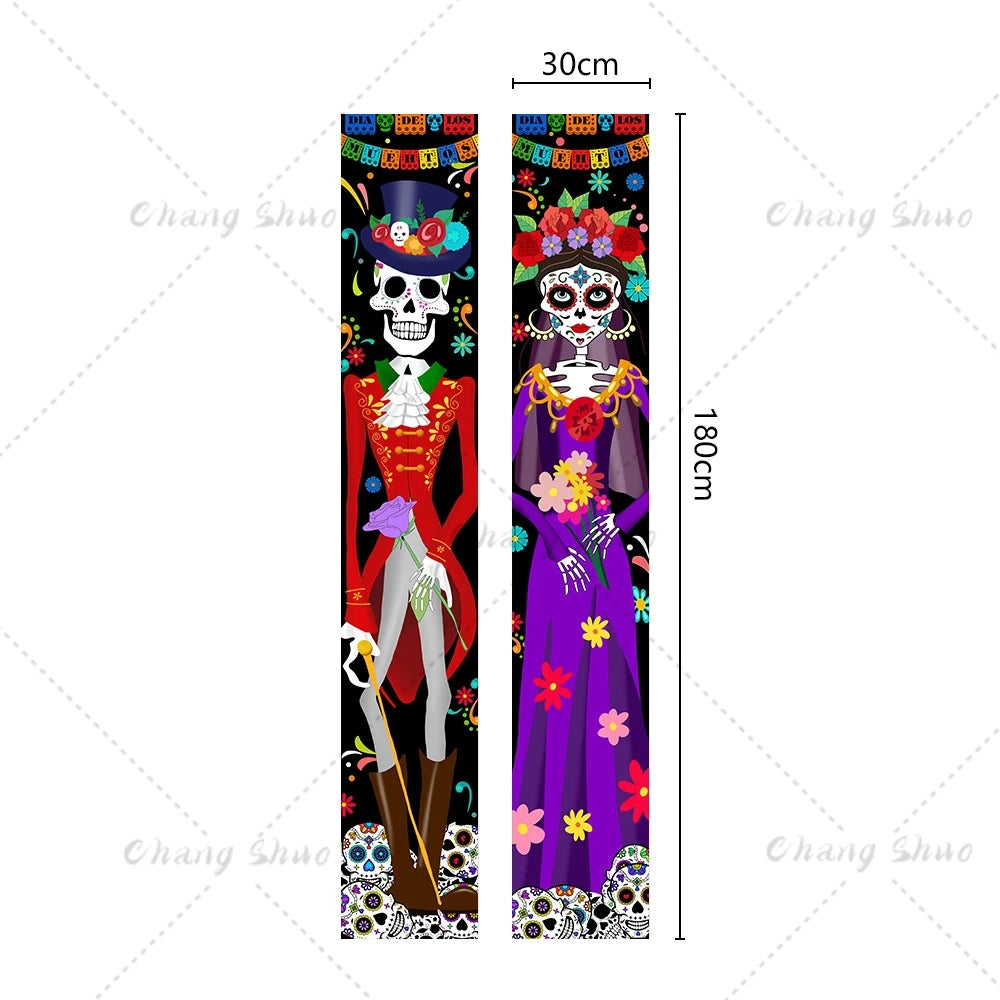 1 Pair Day Of The Dead Decoration Halloween