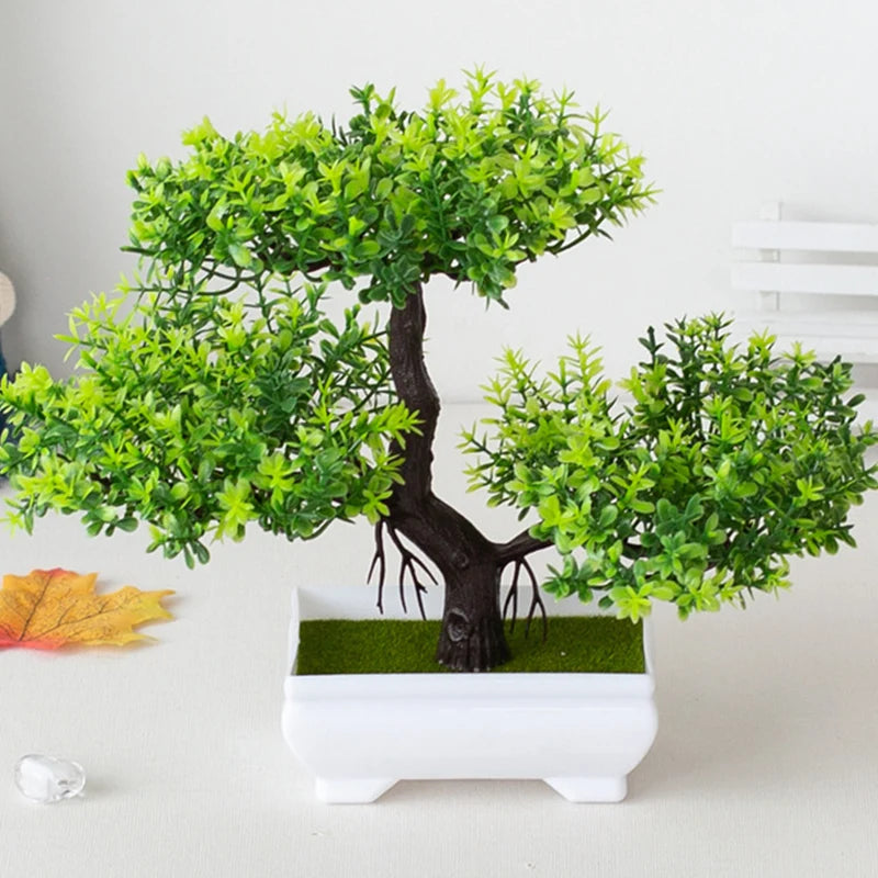 Artificial Bonsai Tree Plant potted Flower Decoration