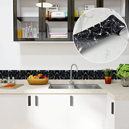 240cm Length Skirting Corner Wall Sticker Bathroom Office Glass Waist Line Home Decor Waterproof Floor Waveguide Art Wallpaper