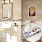 240cm Length Skirting Corner Wall Sticker Bathroom Office Glass Waist Line Home Decor Waterproof Floor Waveguide Art Wallpaper