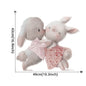 Rabbit Happy Family Wall Stickers for Kids Room Children's Room Baby Nursery Room Wall Decals Home Decor Living Room Wall Art