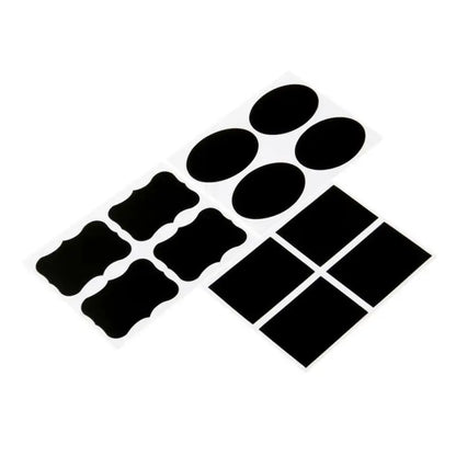 36pcs/9 Sets Blackboard Spice Sticker Reusable Jam Labels Kitchen Stickers Organizer Wall Sticker Home Decor Chalkboard Label