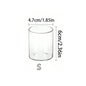 Glass Cylinder Vases Florals Container Flower Vase Cylinder Candle Holders for Slim Pillar Candles Wedding Candle Holders Decor