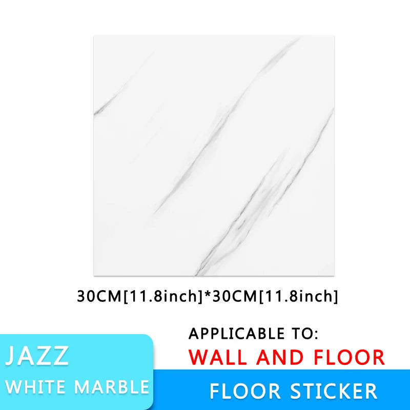 10/pcs PVC Imitation Marble Wall Self-adhesive Waterproof