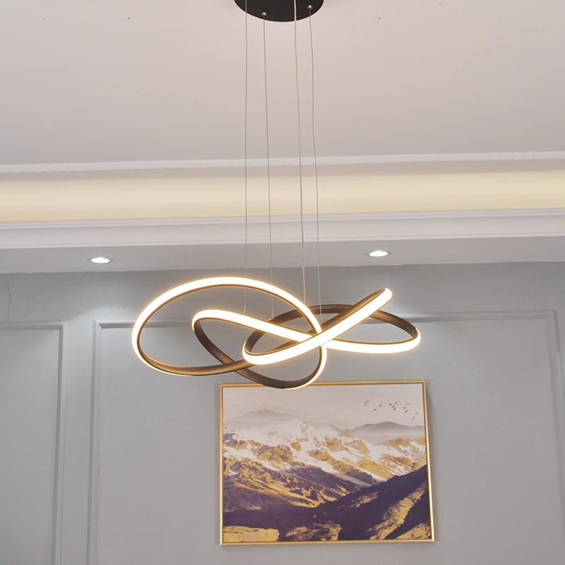 Modern Chandelier Lighting Dimmable  For Dining Room