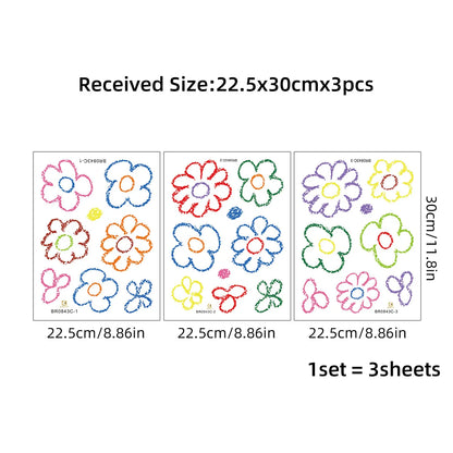 Cartoon Pink Unicorn Butterfly Wall Stickers Baby