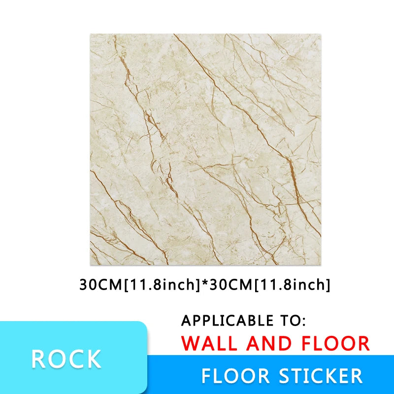 10/pcs PVC Imitation Marble Wall Self-adhesive Waterproof