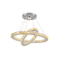 Luxury Rings Led Crystal Chandelier Mordern  Light Dining