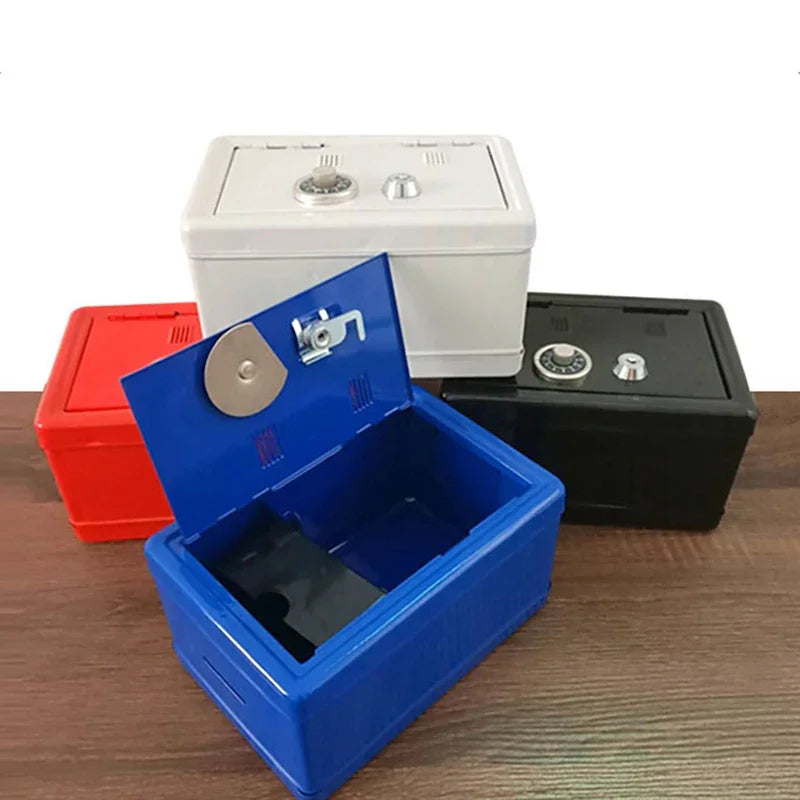 1Pc Mini Safe Box Piggy Bank Password Money Boxes Cash Coins Saving Box With Keys, Students Coin Piggy Bank Moneybox