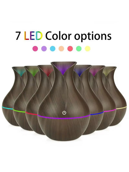 USB Electric  Wood Grain Aroma Diffuser