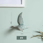 3D Ceramic Bird Swallows Creative Wall Hanging Sticker