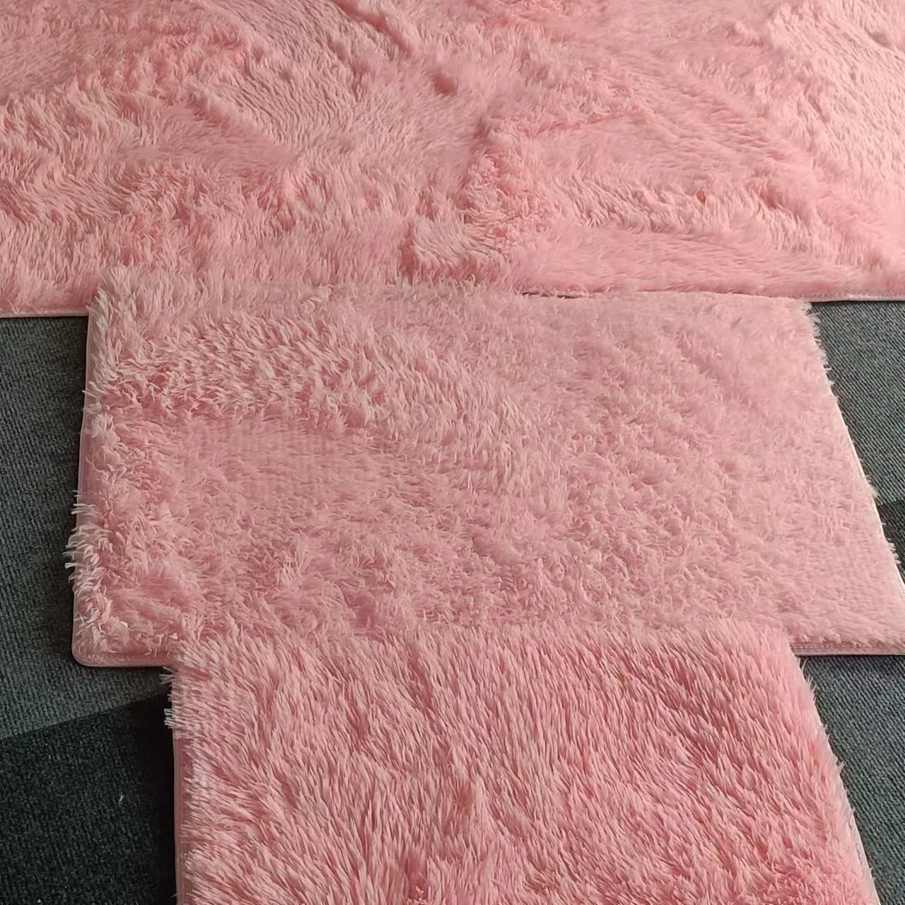 VIKAMA Silk wool Solid Colour Resistant Washable Rug