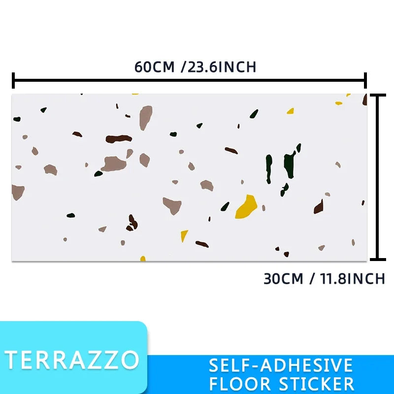 20/pcs PVC Imitation Marble Wall Stickers Self-adhesive Floor Stickers 30*30cm/30*60cm