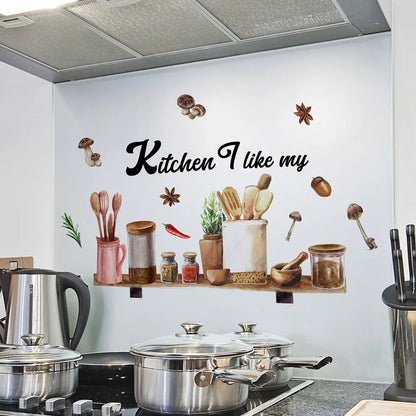 Wall Stickers Removable Waterproof Decoration Kitchen Decor