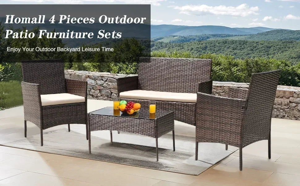 Outdoor Indoor Backyard Porch Garden Poolside Balcony Sets