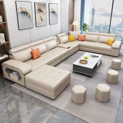 Simple and modern leave-in technology cloth sofa  living room