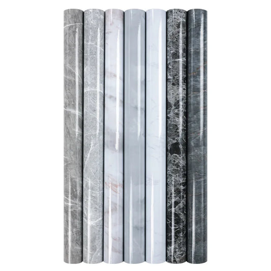 40cm Width Marble Self Adhesive Wallpaper Paper For Kitchen