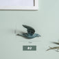 3D Ceramic Bird Swallows Creative Wall Hanging Sticker