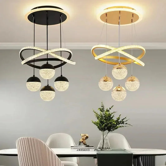 LED Lamp Dining Room Living Ring Dimmable Bedroom