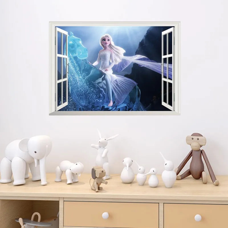 New Hot 3D PAW Children Cartoon Wall Stickers Waterproof Home Decoration Patrols For Kid's Room PVC DIY Vinyl Wallpaper Gifts
