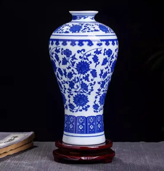Jingdezhen Ceramic Vase Vintage Chinese Traditional Vases