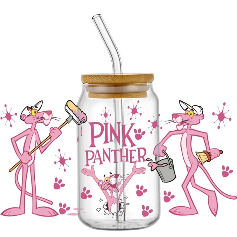 Miniso New pink design Stickers Waterproof  Mug