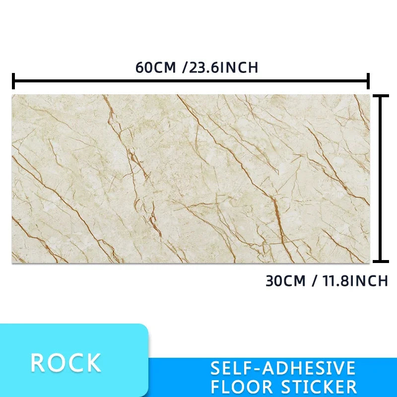20/pcs PVC Imitation Marble Wall Stickers Self-adhesive Floor Stickers 30*30cm/30*60cm